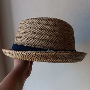 NWOT 47 Brand Straw Hat with Dark Band